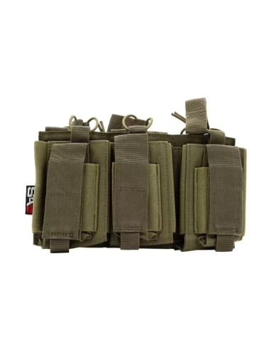 TRIPLE POCHE M4 & 9MM OLIVE - SWISS ARMS