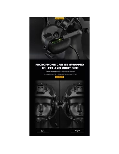 CASQUE AUDIO GEN5 NOIR - WOSPORT