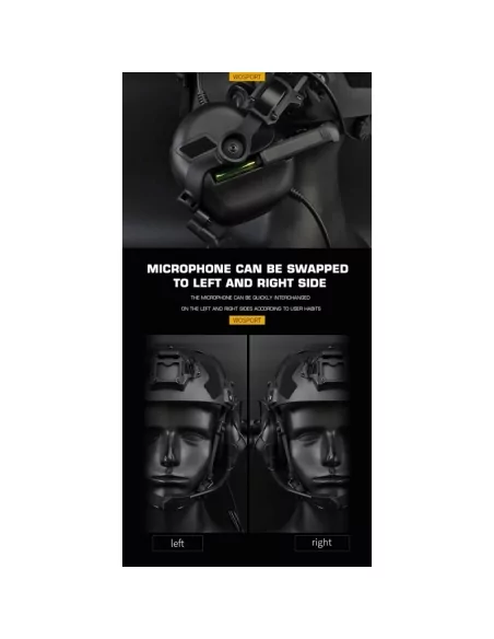 CASQUE AUDIO GEN5 NOIR - WOSPORT