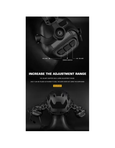 CASQUE AUDIO GEN5 NOIR - WOSPORT