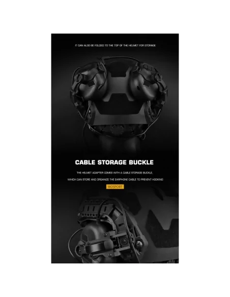 CASQUE AUDIO GEN5 NOIR - WOSPORT