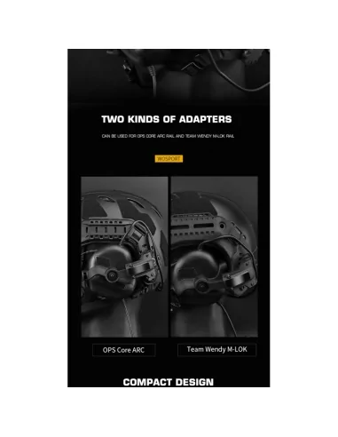 CASQUE AUDIO GEN5 TAN - WOSPORT