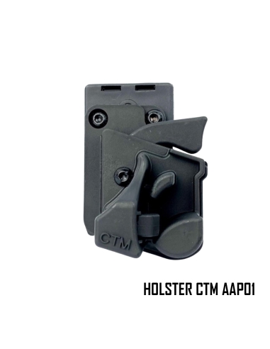 HOLSTER RIGIDE RETENTION POUR AAP01 NOIR - CTM