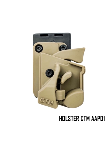 HOLSTER RIGIDE RETENTION POUR AAP01 DARK EARTH - CTM