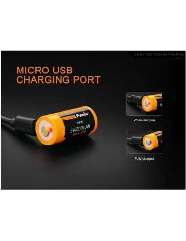 PILE CR123 RECHARGEABLE 3.6V 700 MAH - FENIX