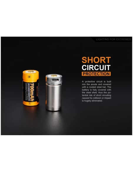 PILE CR123 RECHARGEABLE 3.6V 700 MAH - FENIX