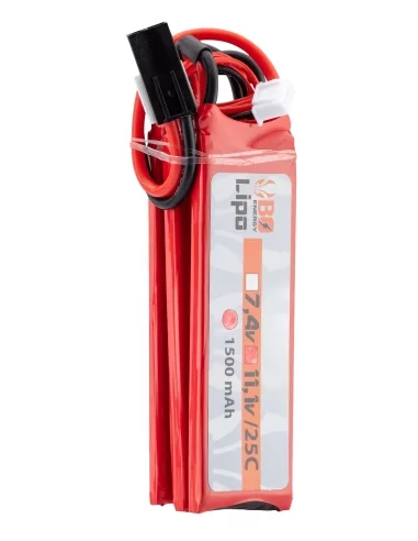 BATTERIE LIPO 11.1 V 1500 MAH TRIPLE - BO MANUFACTURE