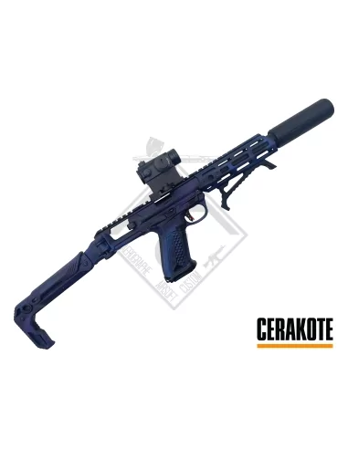 CUSTOM AAP-01 SMG CERAKOTE GALAXY - AAC CUSTOM