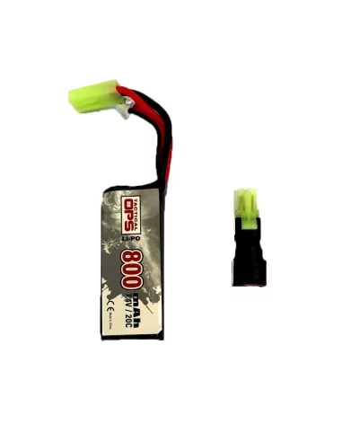 BATTERIE LIPO 7,4V 800 MAH - TACTICAL OPS