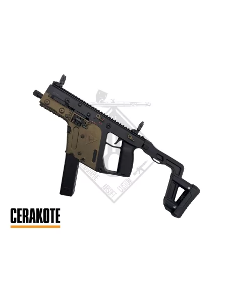 CUSTOM KRISS VECTOR CERAKOTE GBBR KRYTAC - AAC CUSTOM