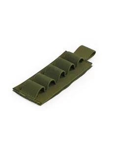 PORTE CARTOUCHES POMPE VELCRO OLIVE - WOSPORT