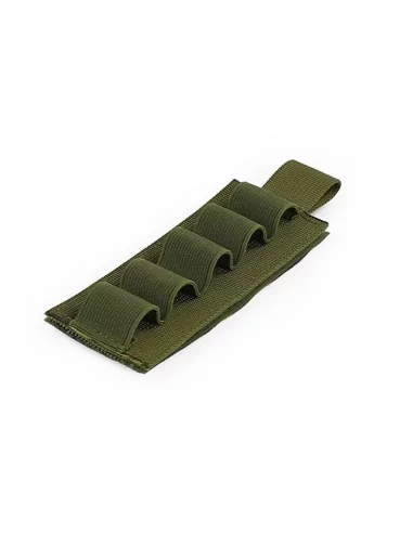 PORTE CARTOUCHES POMPE VELCRO OLIVE - WOSPORT