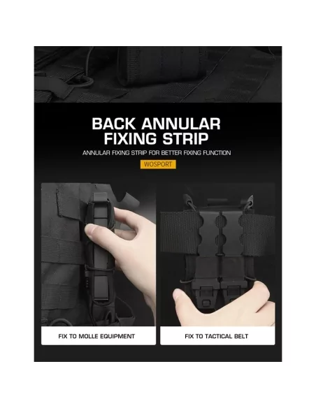 POCHE TIGER M4 SIMPLE 5.56MM TAN - WOSPORT