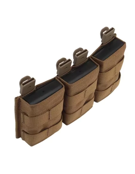 POCHE FAST M4 TRIPLE MEDIUM 5.56MM MULTICAM - WOSPORT