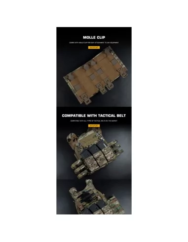 POCHE FAST M4 TRIPLE MEDIUM 5.56MM MULTICAM -...