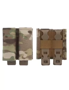POCHE FAST PA DOUBLE 9MM TAN - WOSPORT 2