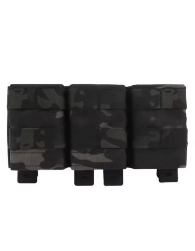 POCHE FAST M4 TRIPLE MEDIUM 5.56MM MULTICAM BLACK - WOSPORT