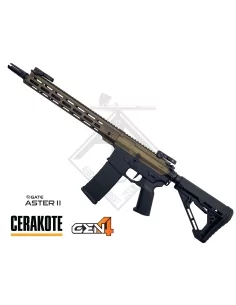 CUSTOM M4 LT-42 GEN4 ASTER II 13" MLOK CERAKOTE BRONZE -... 2