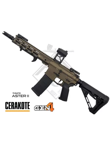 CUSTOM M4 LT-42 GEN4 ASTER II 10" MLOK CERAKOTE...