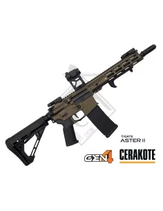CUSTOM M4 LT-42 GEN4 ASTER II 10" MLOK CERAKOTE BRONZE...