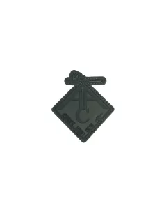 PATCH AAC BASSE VISIBILITÉ GRIS - AAC CUSTOM