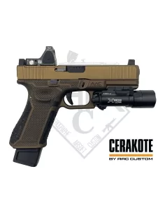 CUSTOM WE17 GEN5 MOS CERAKOTE BRONZE GAZ - AAC CUSTOM