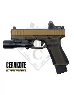 CUSTOM WE17 GEN5 MOS CERAKOTE BRONZE GAZ - AAC CUSTOM 2