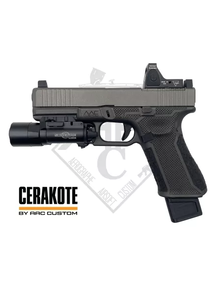 CUSTOM WE17 GEN5 MOS CERAKOTE GREY GAZ - AAC CUSTOM
