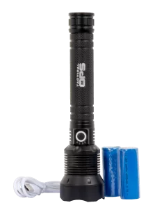 LAMPE LED ZOOM 2000 - 10000 LUMENS - TACTICAL OPS