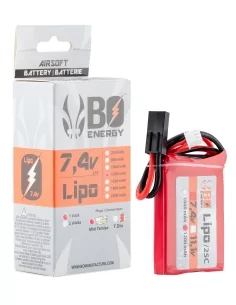 BATTERIE LIPO 7.4 V 1200 MAH PEQ - BO MANUFACTURE