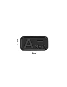 PATCH PVC A NEG NOIR - JTG
