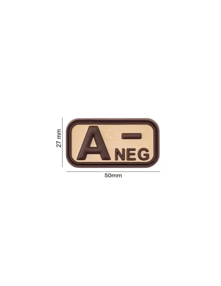 PATCH PVC A NEG TAN - JTG