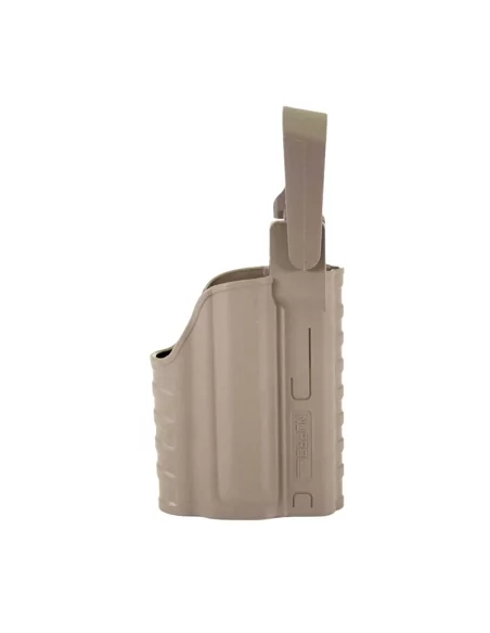 HOLSTER GLOCK 17 LAMPE X300 TAN - NUPROL