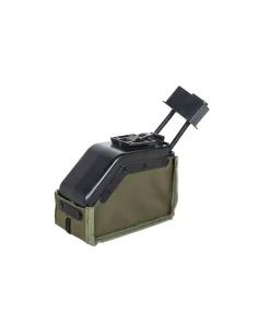 CHARGEUR M249 / F249 AMMO BOX 1500 BILLES OLIVE - SPECNA...