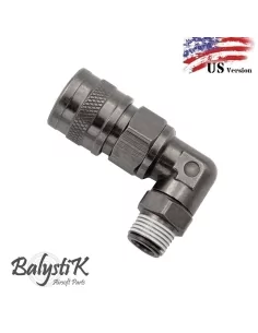 COUPLEUR COUDÉ 1/8 NPT REGULATEUR FEMELLE US - BALYSTIK