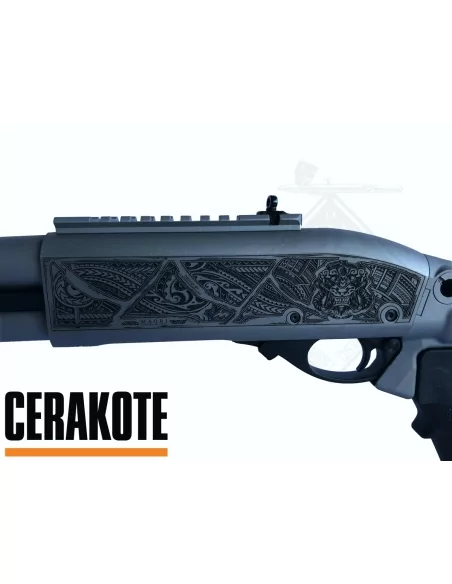 M870 CUSTOM CERAKOTE TITANIUM EDITION LIMITEE MAORI M870 CUSTOM CERAKOTE TITANIUM EDITION LIMITEE MAORI