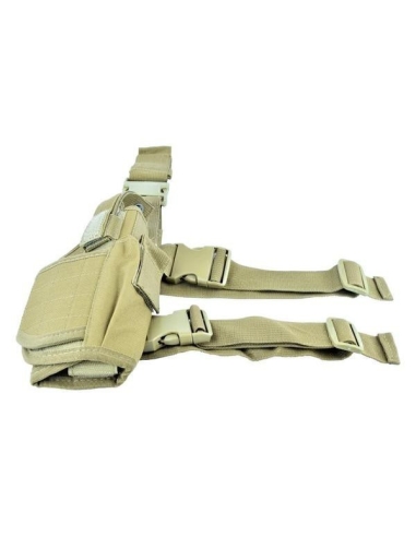 HOLSTER DE CUISSE TISSU TAN