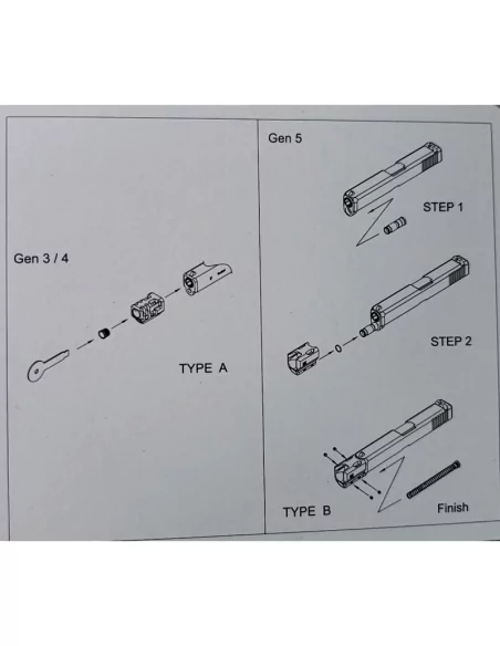 COMPENSATEUR GLOCK 17 GEN5 WE COMPENSATEUR GLOCK 17 GEN5 WE