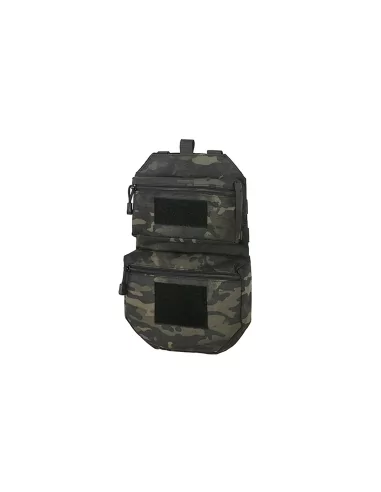 SAC A DOS MOLLE DOUBLE POCHE MULTICAM BLACK