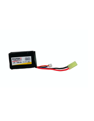 BATTERIE LIPO 11.1 V 1300MAH PEQ - SWISS ARMS