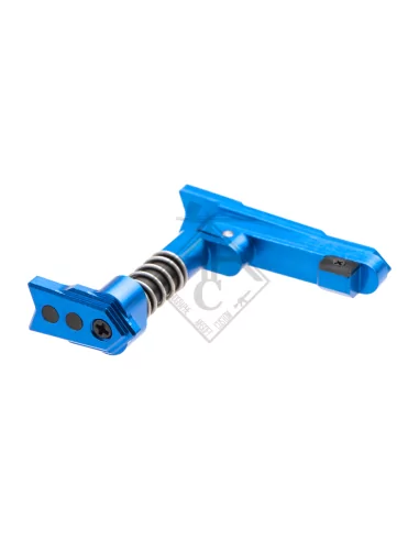 BOUTON EJECTION CHARGEUR M4 CNC TYPE A BLEU - MAXX MODEL