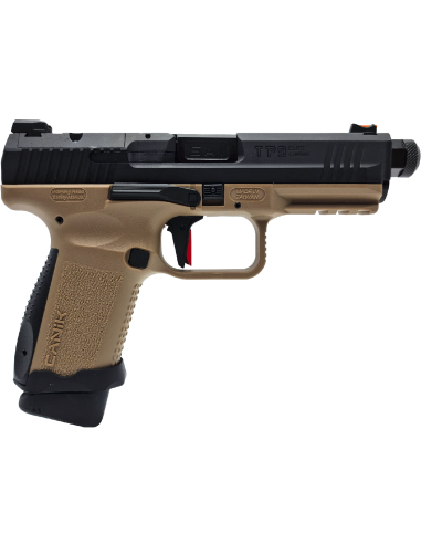 CANIK TP9 ELITE COMBAT NOIR / TAN GAZ - ARMORER WORKS