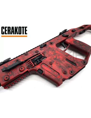 KRISS VECTOR CUSTOM CERAKOTE ART DE LA GUERRE -...