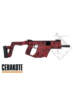 KRISS VECTOR CUSTOM CERAKOTE ART DE LA GUERRE - AAC CUSTOM 2