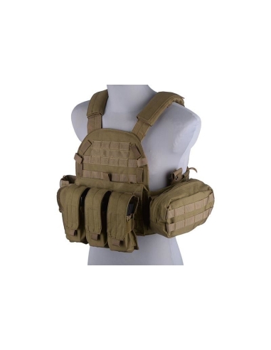 PLATE CARRIER 6094 COMPLET COYOTE - TACTICAL OPS