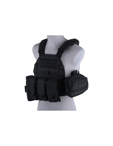 PLATE CARRIER 6094 COMPLET NOIR - TACTICAL OPS